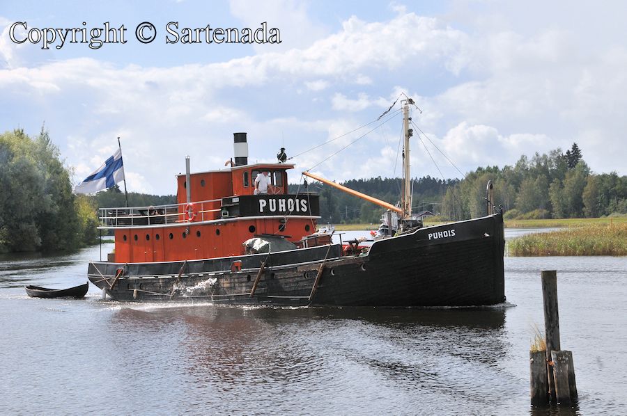 Steam ships visit Mikkeli / Barcos de vapor visitan en Mikkeli / Bateaux à vapeur visitent à Mikkeli / Barcos a vapor visitam em Mikkeli